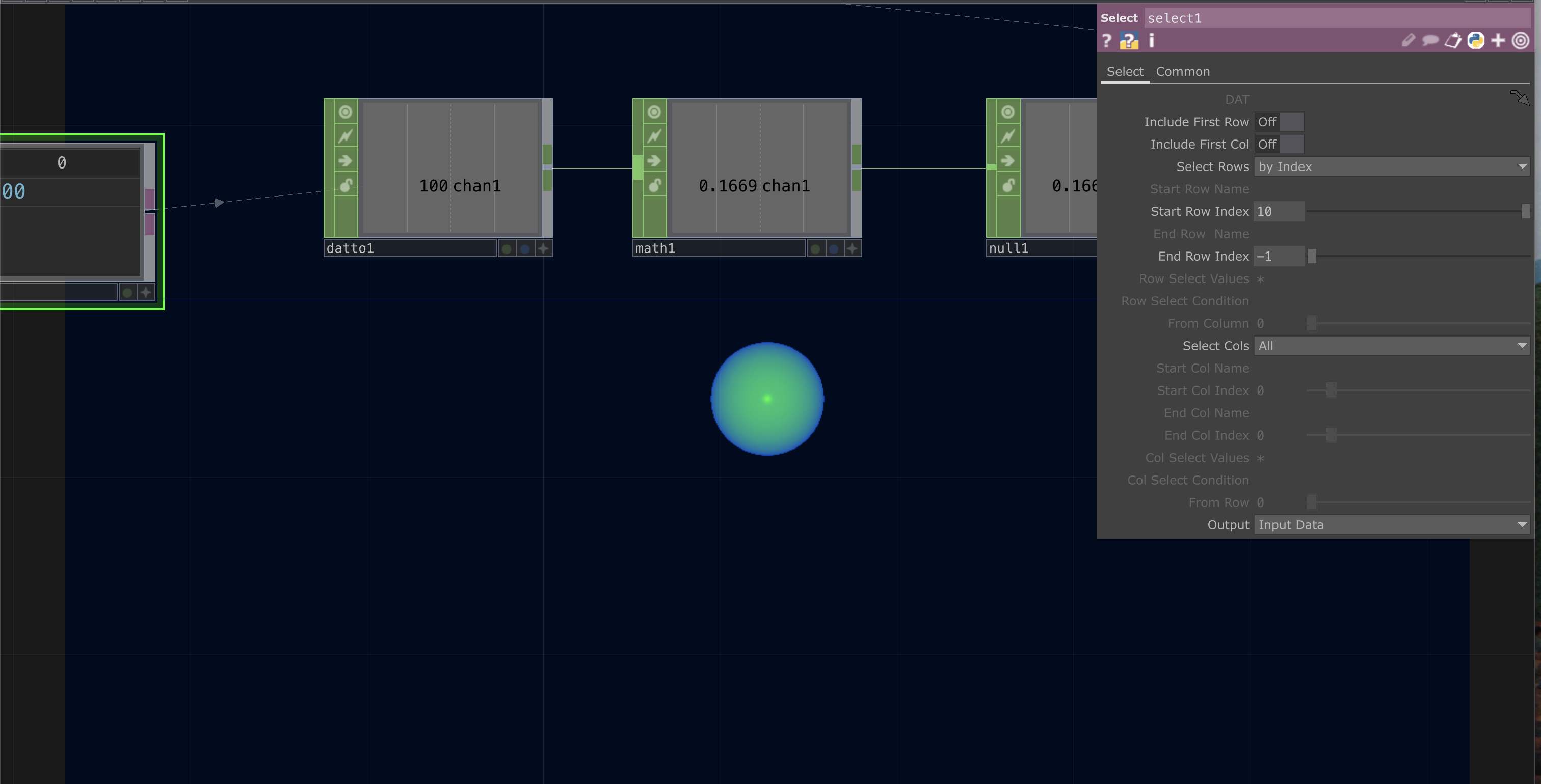 I struggled to complere the last step because there was some issues with the select1 and serial1. I could not get the channel work and it did not connect to datto1 > math1 > null1